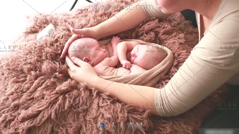 孕妇新生儿摄影布光视频教程