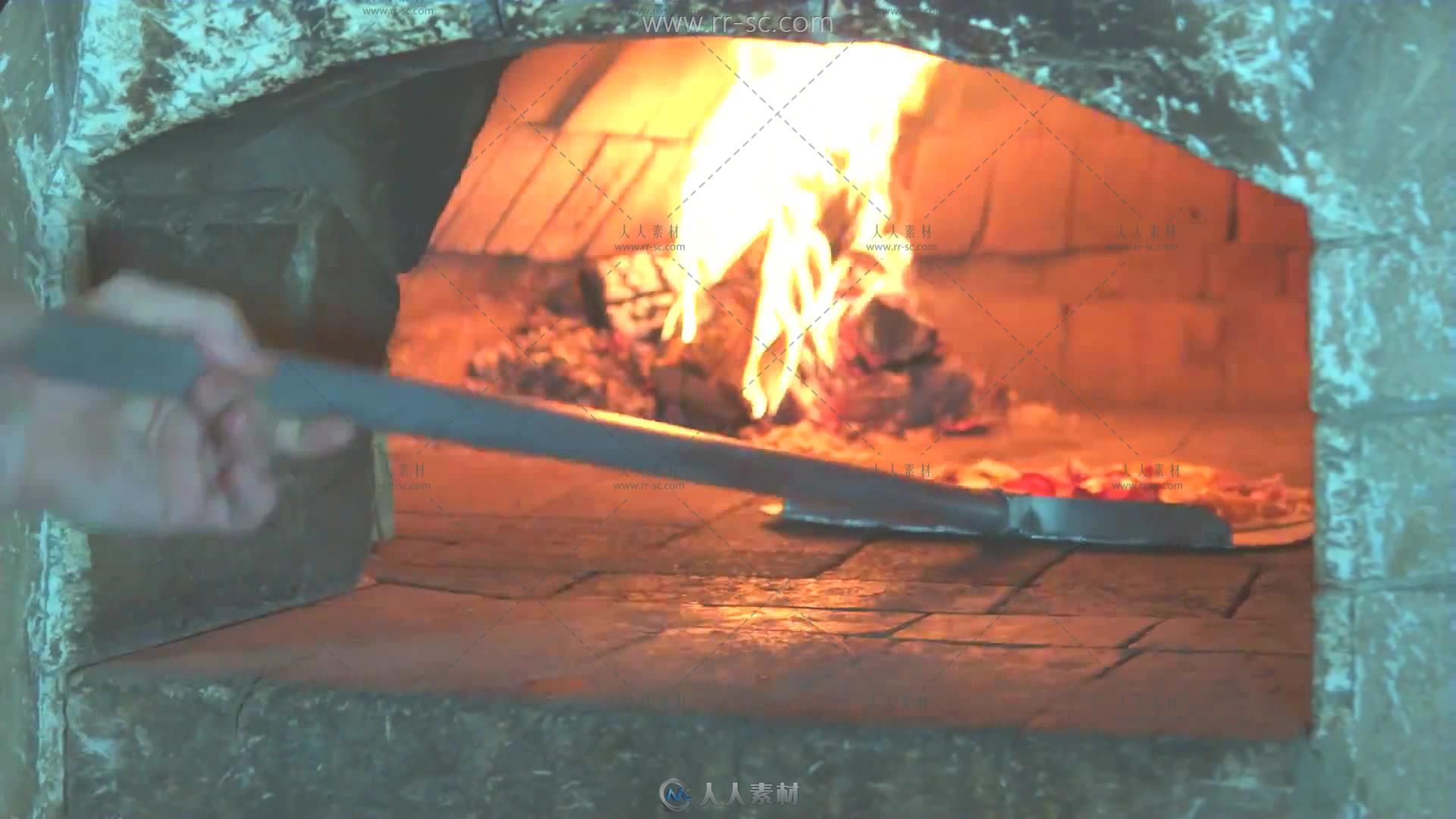 披萨制作流程高清实拍视频素材