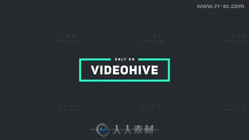 简单独特的企业文字标题排版动画展示AE模板 Videohive Titles Animation 20625695