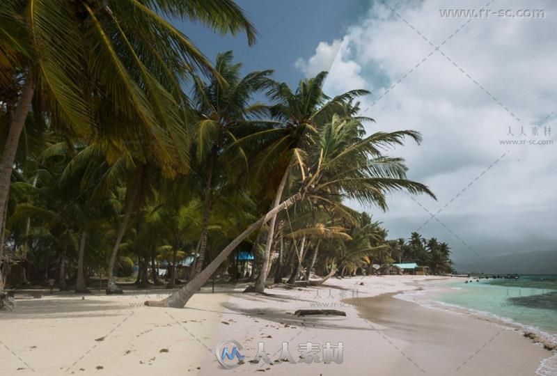 美丽多姿多彩的热带海滩景观Lightroom预设