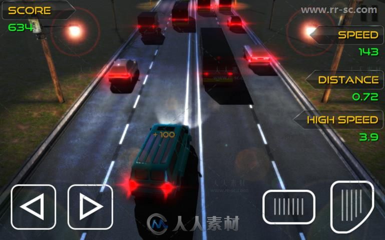 公路赛车手无尽的赛车游戏完整项目Unity游戏素材资源