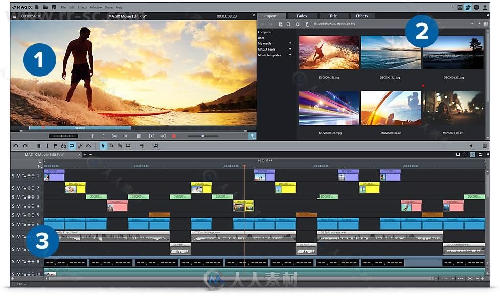 MAGIX Movie Edit Pro 2019视频编辑软件V18.0.1.209版