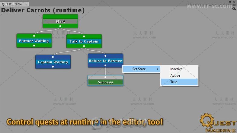 全功能任务系统游戏工具编辑器扩充Unity游戏素材资源