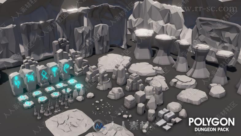 塞尔达传说风格角色道具环境场景3D模型合集Unity游戏素材资源