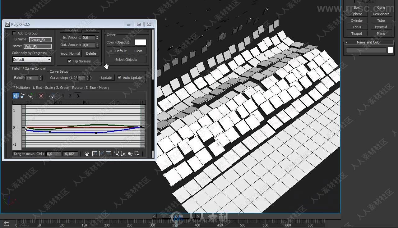 POLYFX概念图形MG动画3dmax插件V3.2版