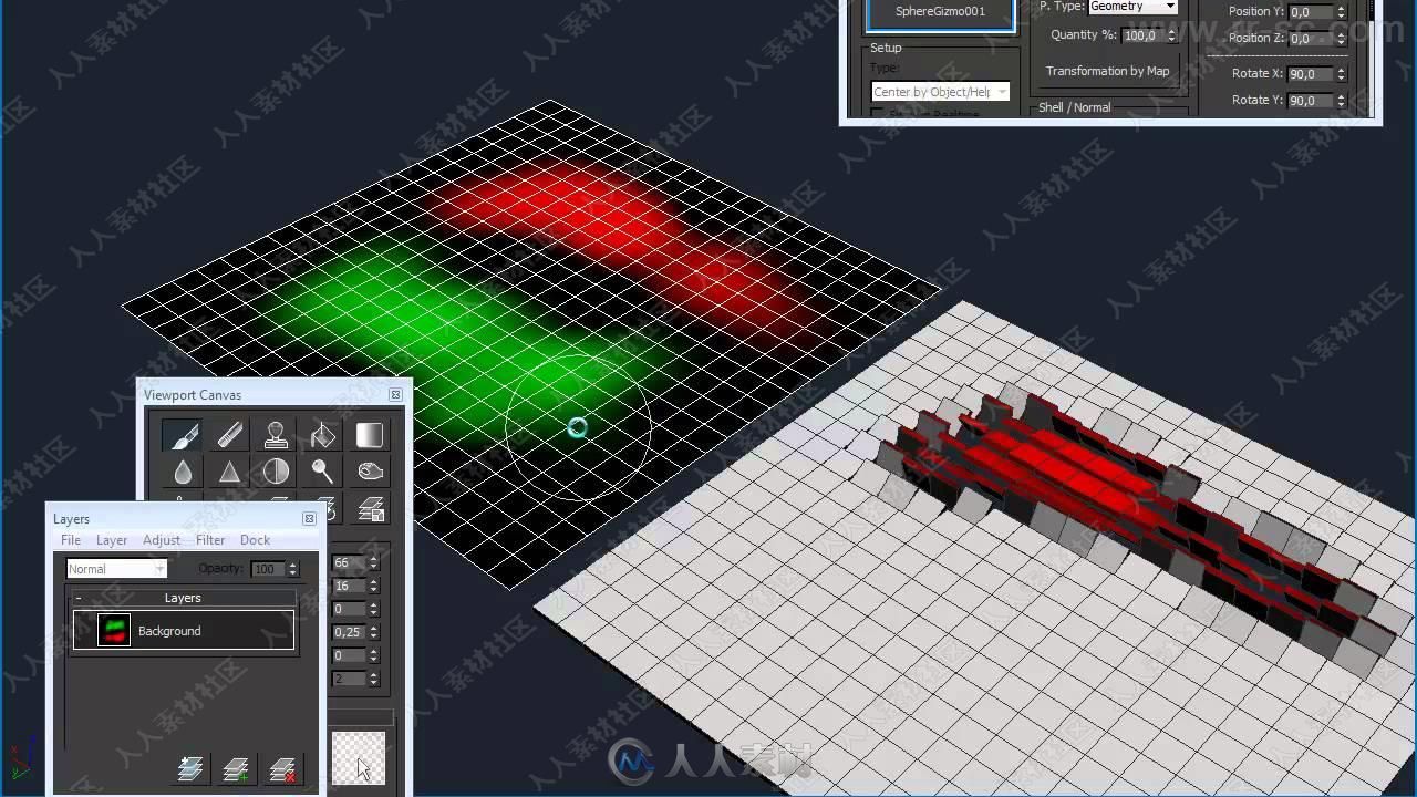 POLYFX概念图形MG动画3dmax插件V3.2版