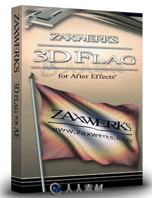 Zaxwerks 3D Invigorator PRO三维旗帜制作AE插件V8.6.0版