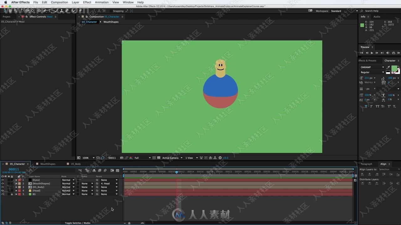 AE有趣生动MG动画实例制作视频教程