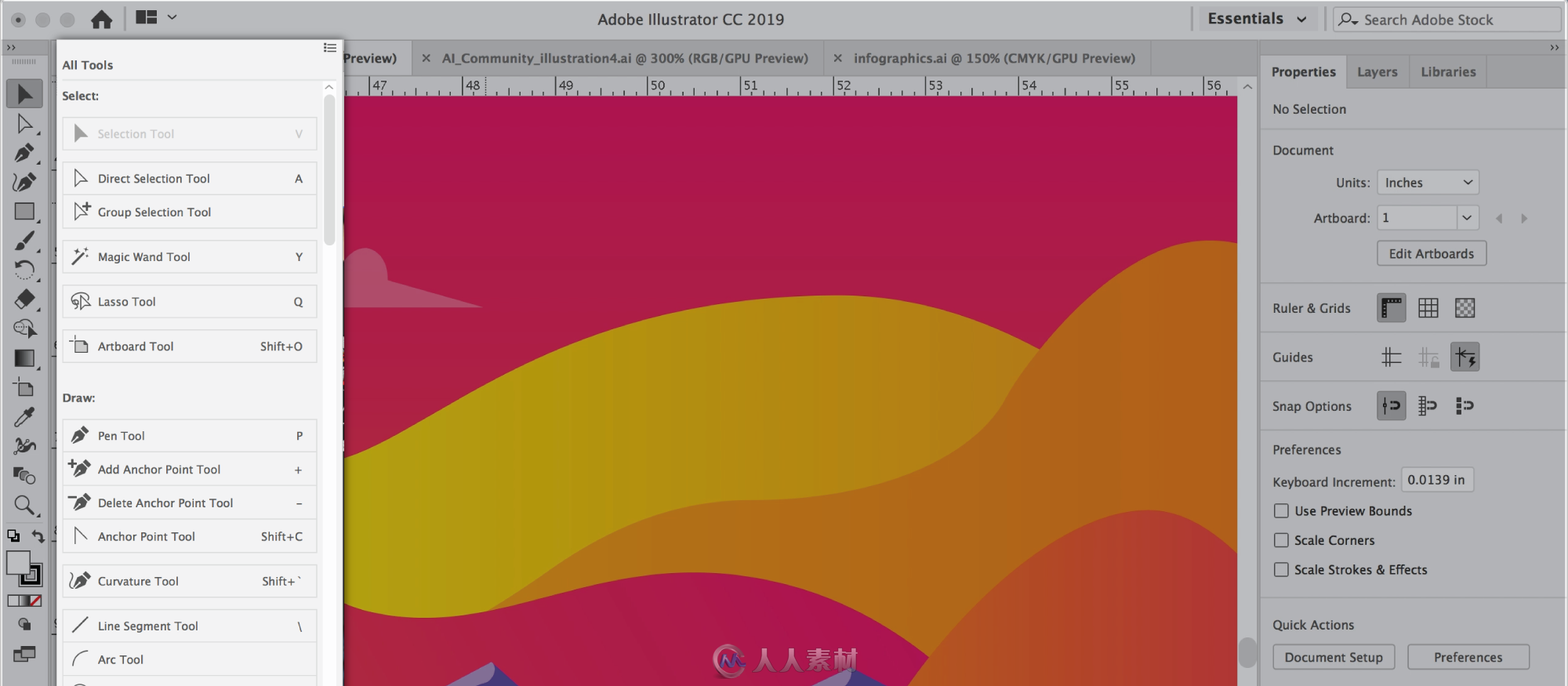 Illustrator CC 2020矢量绘画软件V24.1.2.408版