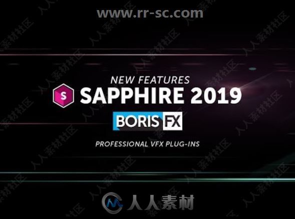 Boris FX Sapphire蓝宝插件合辑V2019.52版