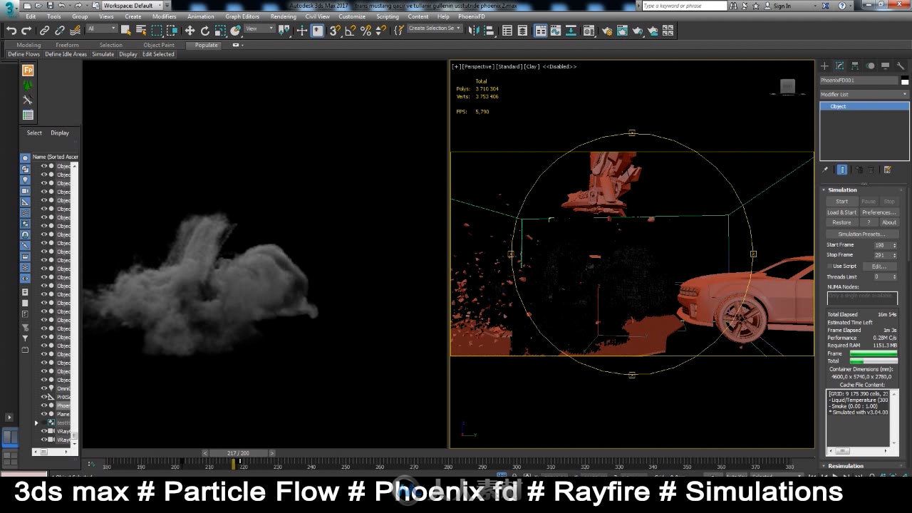 雪弗兰卡马洛大黄蜂CGI动画渲染和制作解析视频 14分钟超详细操作演示