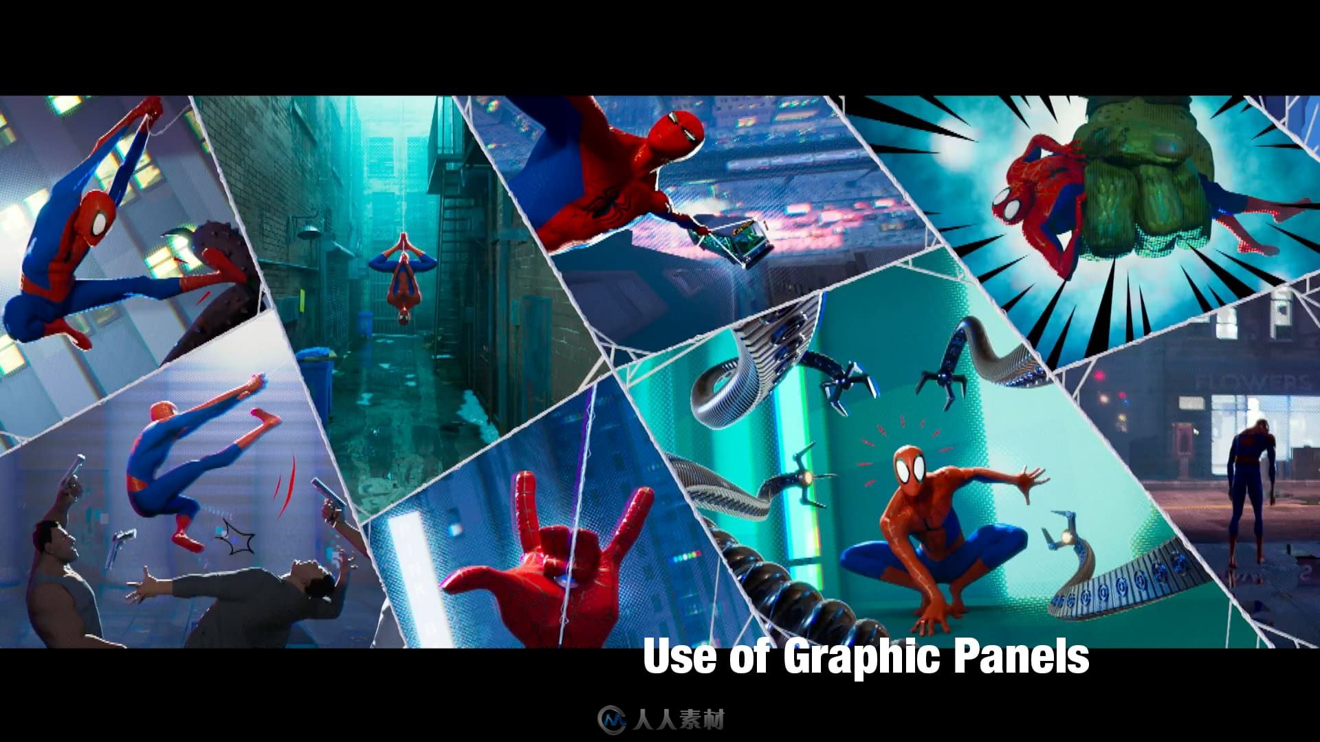 深度剖析影片《蜘蛛侠：平行宇宙》中的视觉风格 今年最具创造性的视觉效果