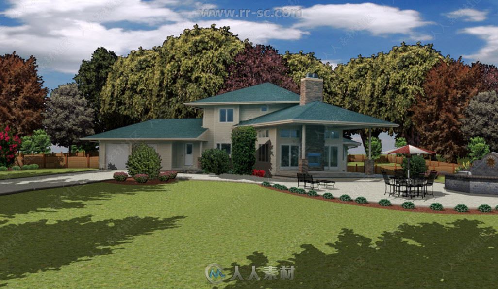 Architect 3D Garden and Exterior花园庭院设计软件V20版