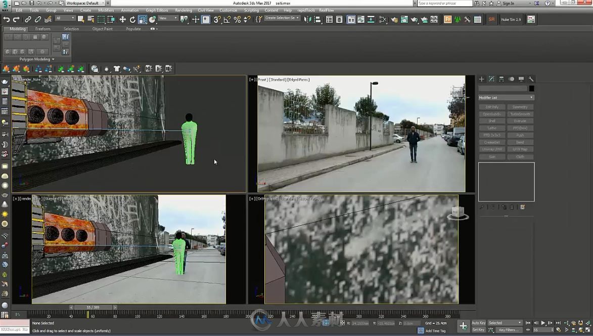 实景CG集成视觉特效制作过程解析教程 Nuke、3ds Max和Substance Painter软件的应用