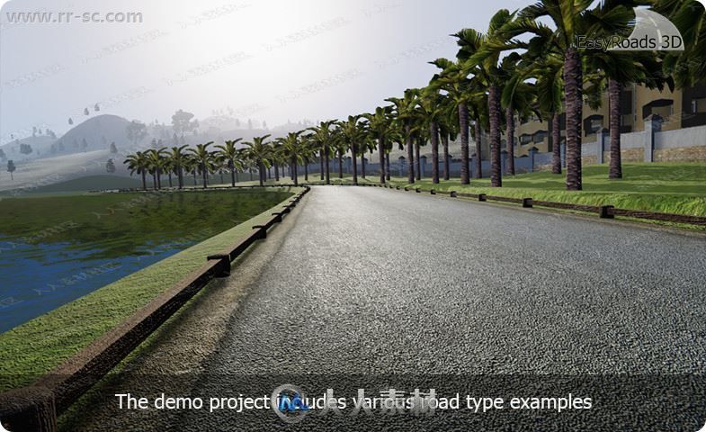 内部道路基础设施场景建模工具Unity游戏素材资源