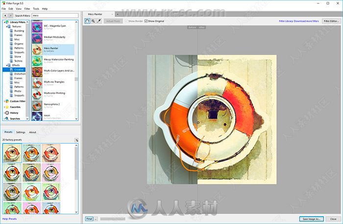 Filter forge滤镜预设库软件与PS插件V8.0版