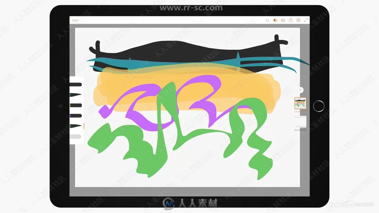 Illustrator Draw平板移动端插画绘图视频教程