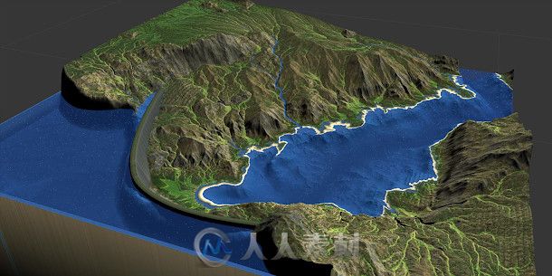 最新版地形生成软件World Machine 3025已经发布了 可自动生成河流和湖泊