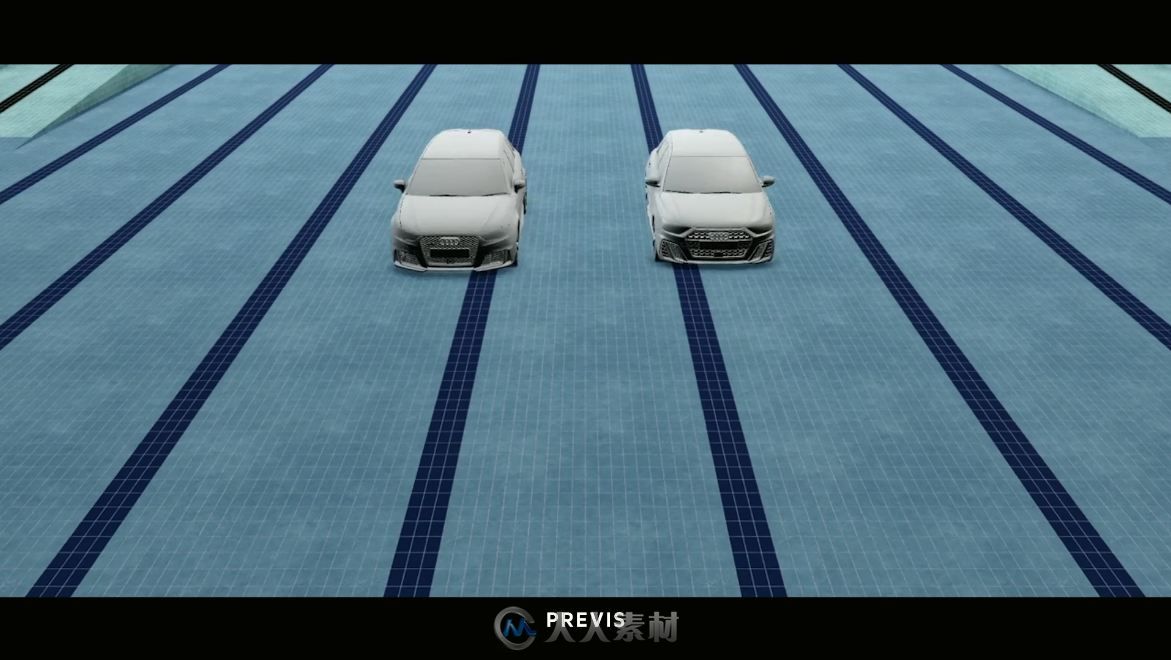 奥迪汽车广告片《Synchronised Swim》幕后制作解析视频 奥迪车开进泳池了
