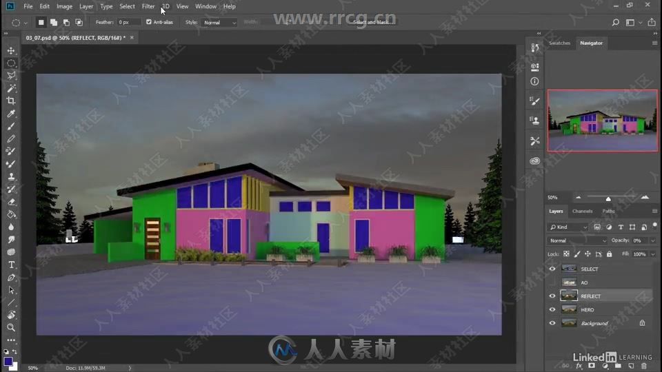 3dsMax与V-Ray建筑场景环境照明与渲染技术视频教程