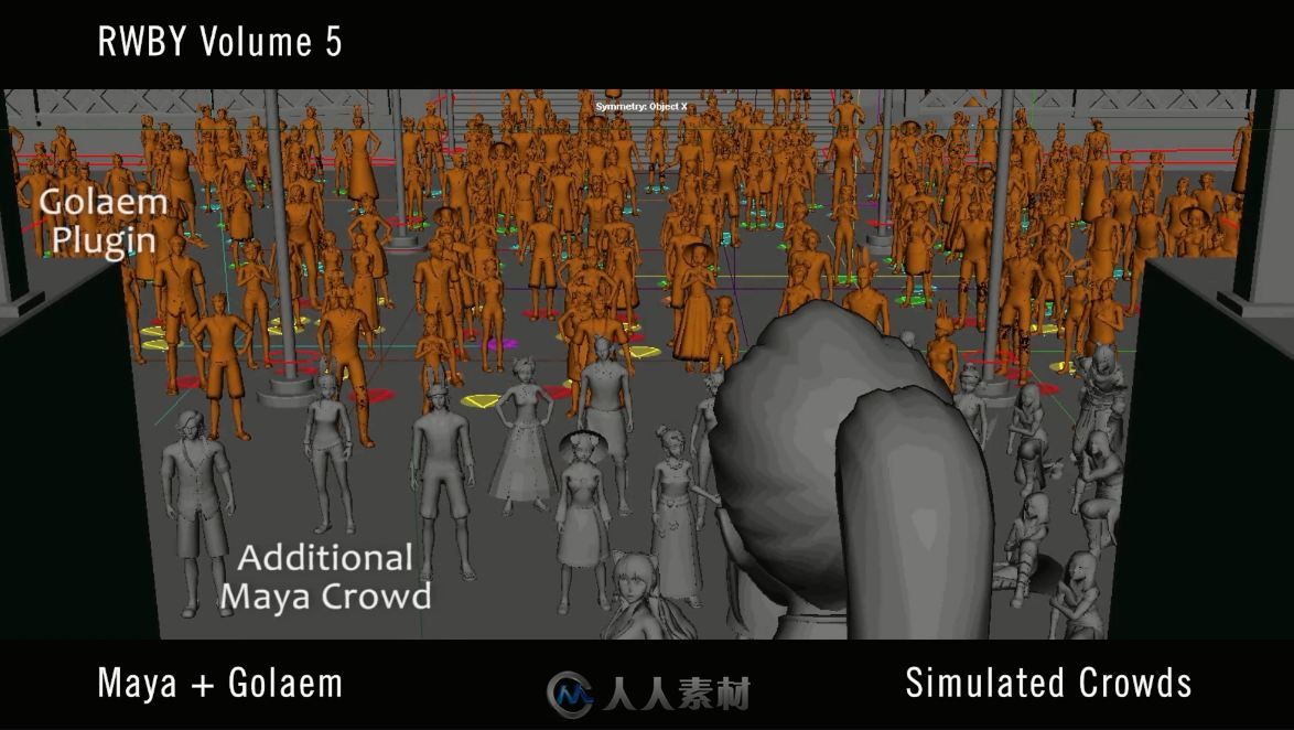 Jacob Hilton人群模拟作品集展示 精彩的人群模拟镜头原来是使用这些软件制作的