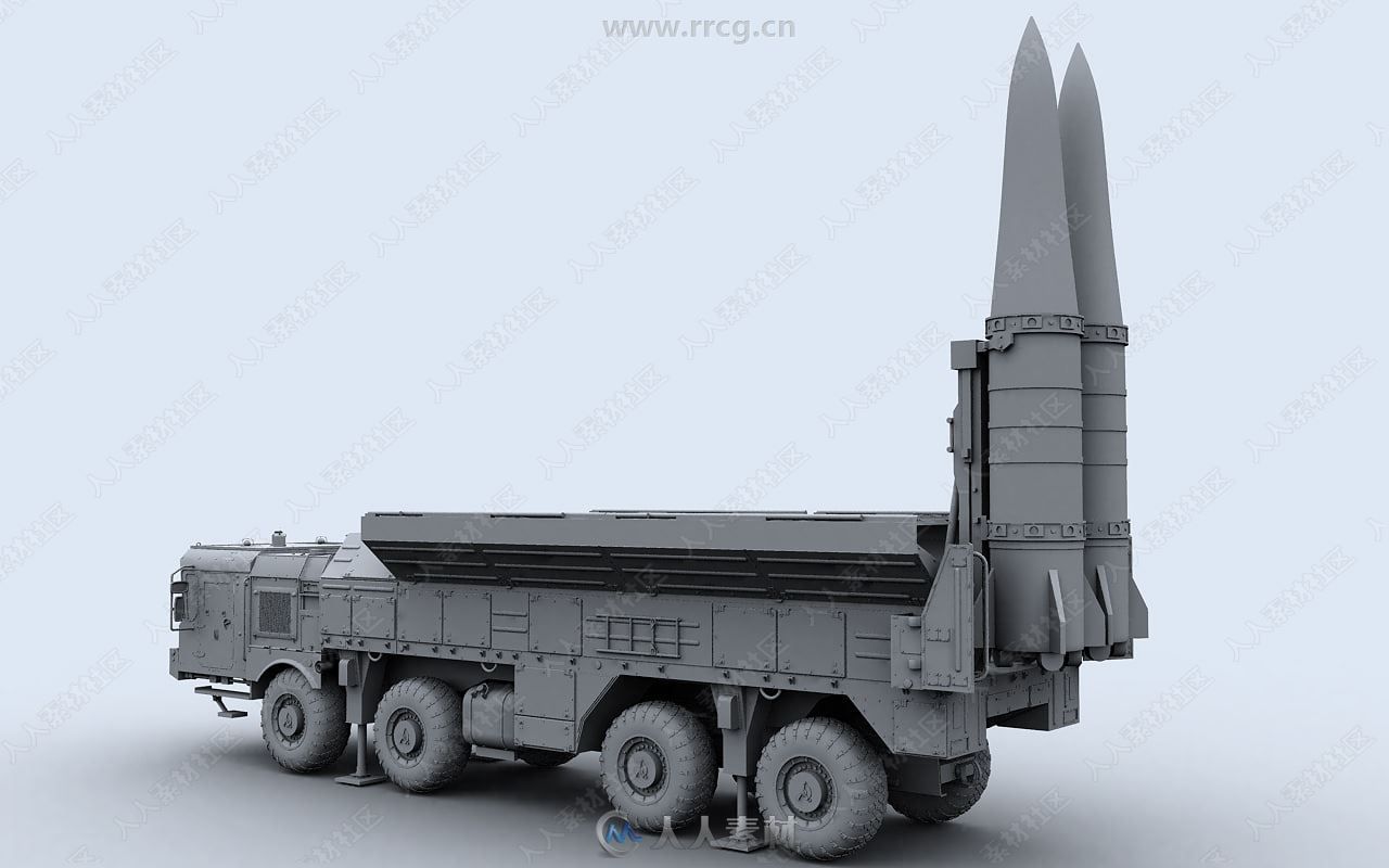 导弹车高射炮等军事武器3D模型合集