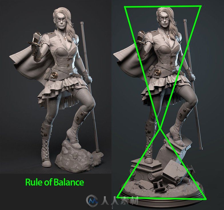 3D角色雕刻过程与技巧分享 从准备、执行和演示三个方面展示雕刻的全过程