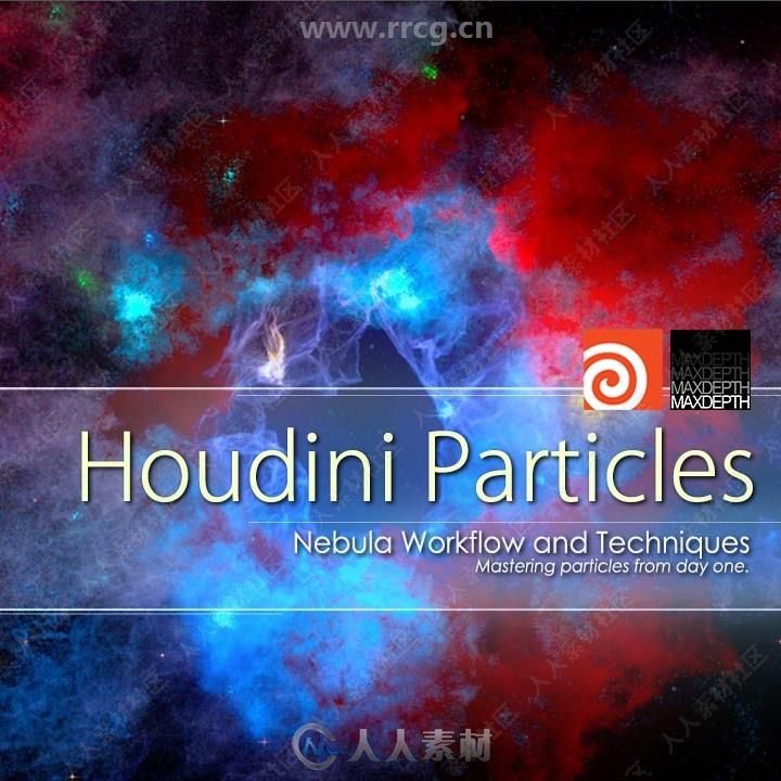 Houdini粒子星云特效实例制作视频教程