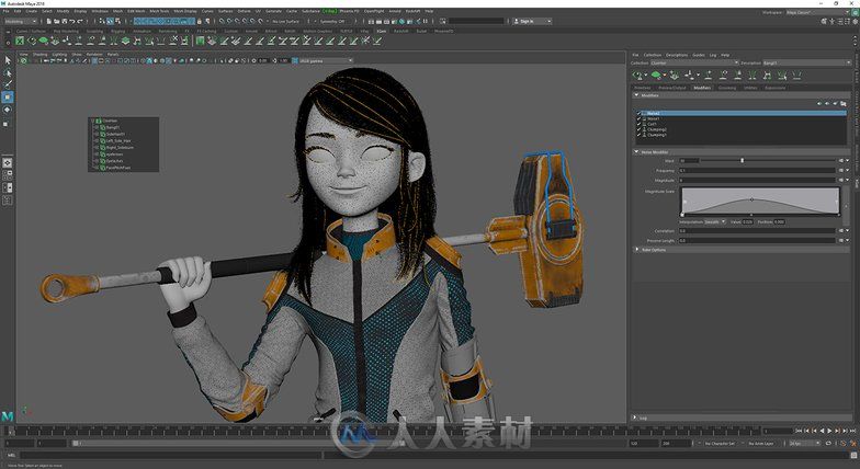 使用Maya和ZBrush软件创建超级英雄少女角色 从建模到最终渲染的全过程解析
