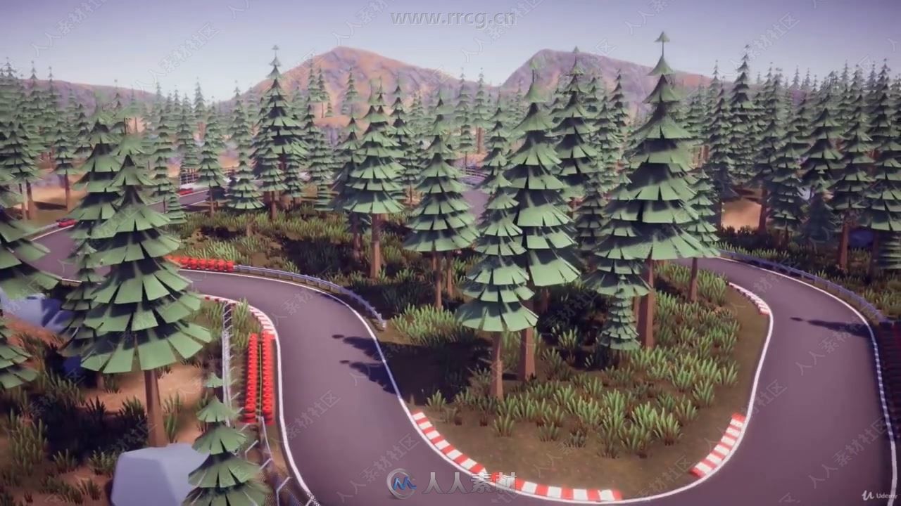 Houdini与Unity UE4赛车竞速游戏制作视频教程