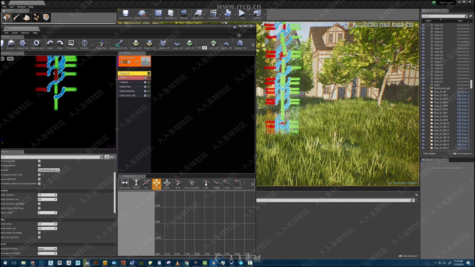 UE4游戏环境场景特效制作流程大师级视频教程