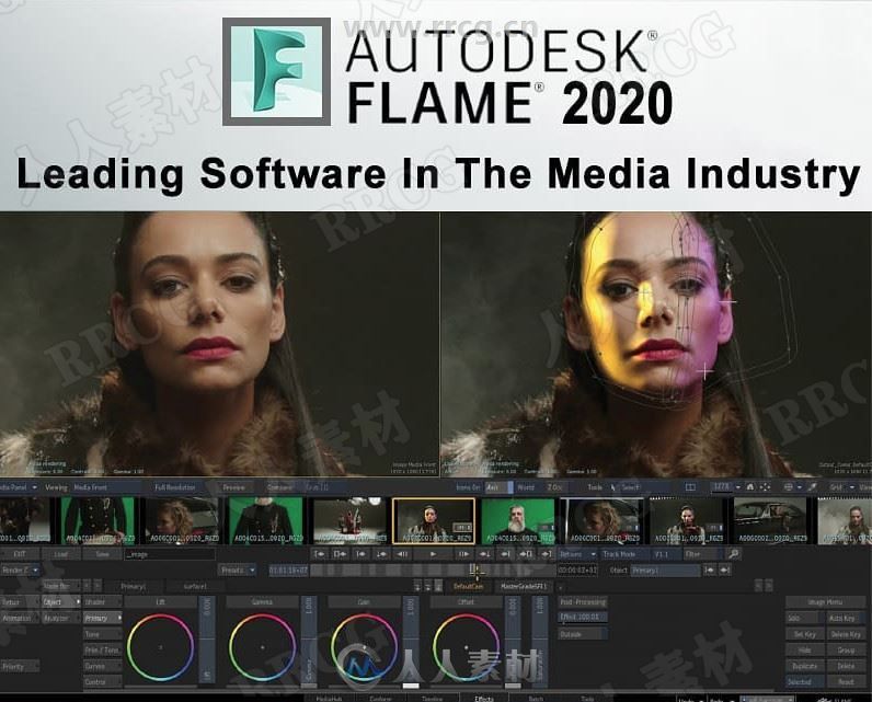 Autodesk Flame 2020高端电影剪辑和特效制作软件Mac版