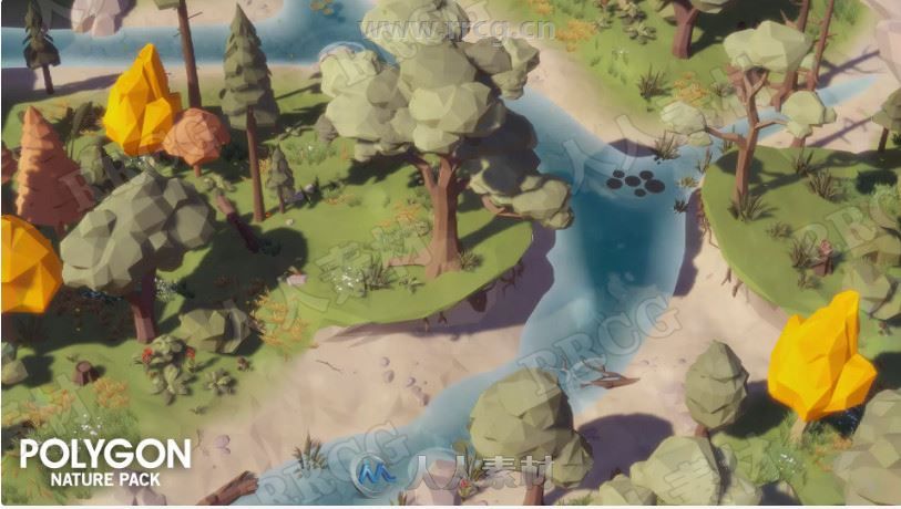 植被树木森林岩石等环境场景Unity游戏素材资源