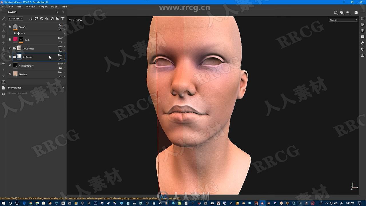 Substance Painter制作3D游戏角色皮肤材质视频教程