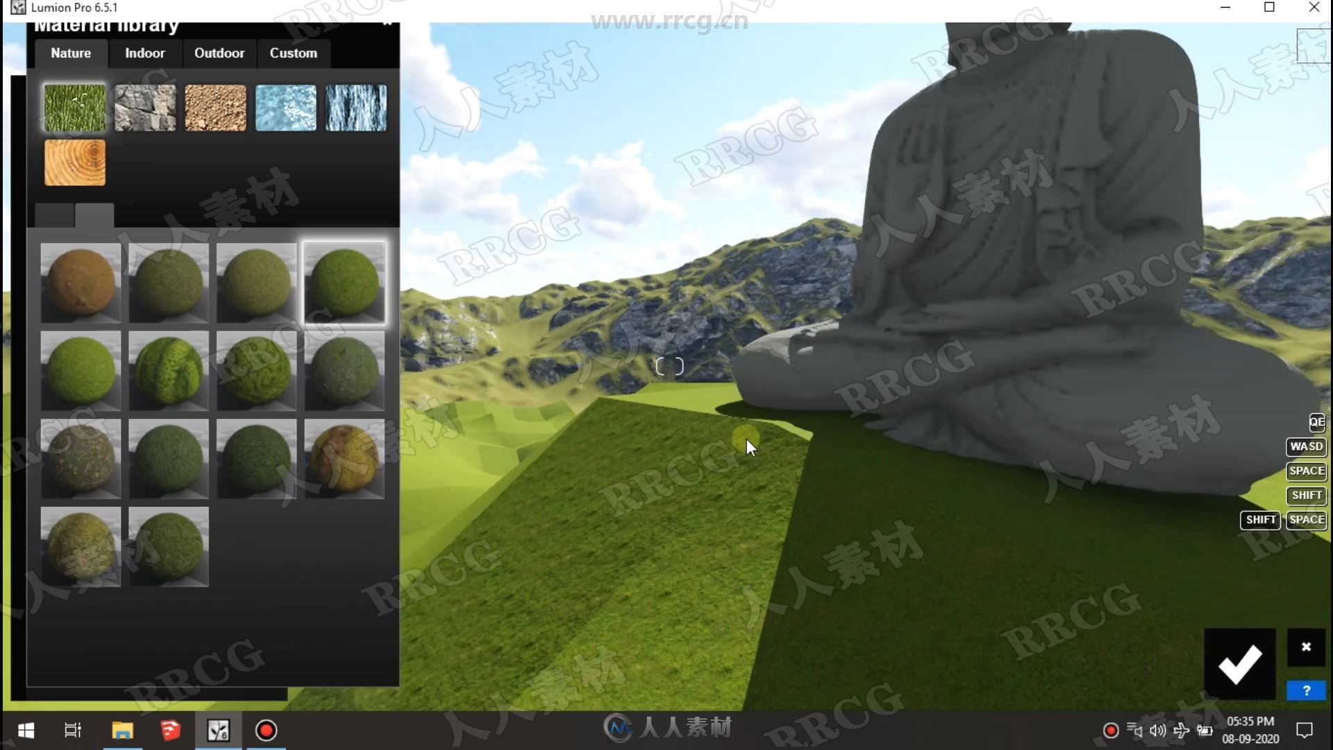Lumion大佛山自然场景设计与渲染实例制作视频教程