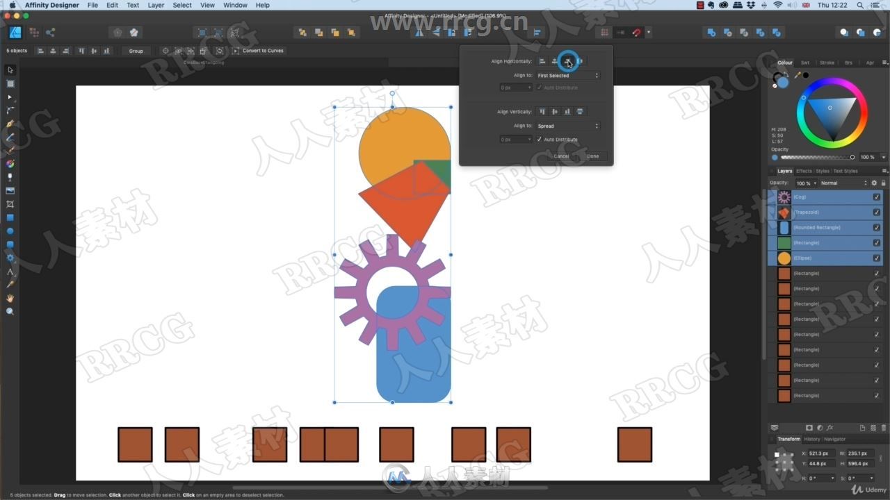 Affinity Designer绘图设计坚实技能训练视频教程