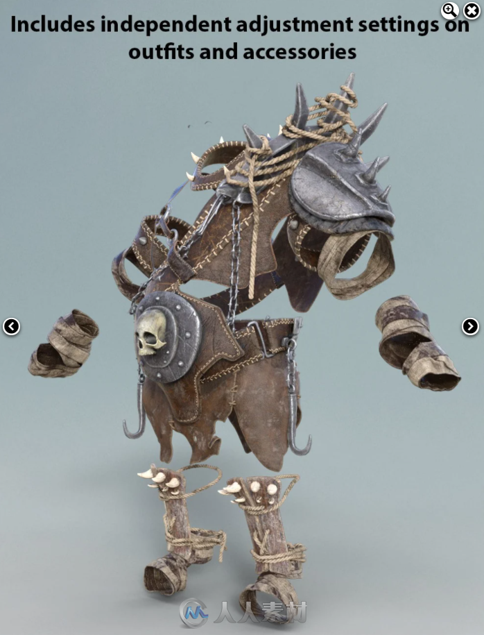 机械装甲巨人怪兽角色3D模型合集