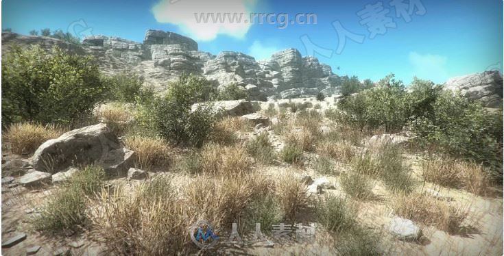 军事沙漠场景环境Unity游戏素材资源