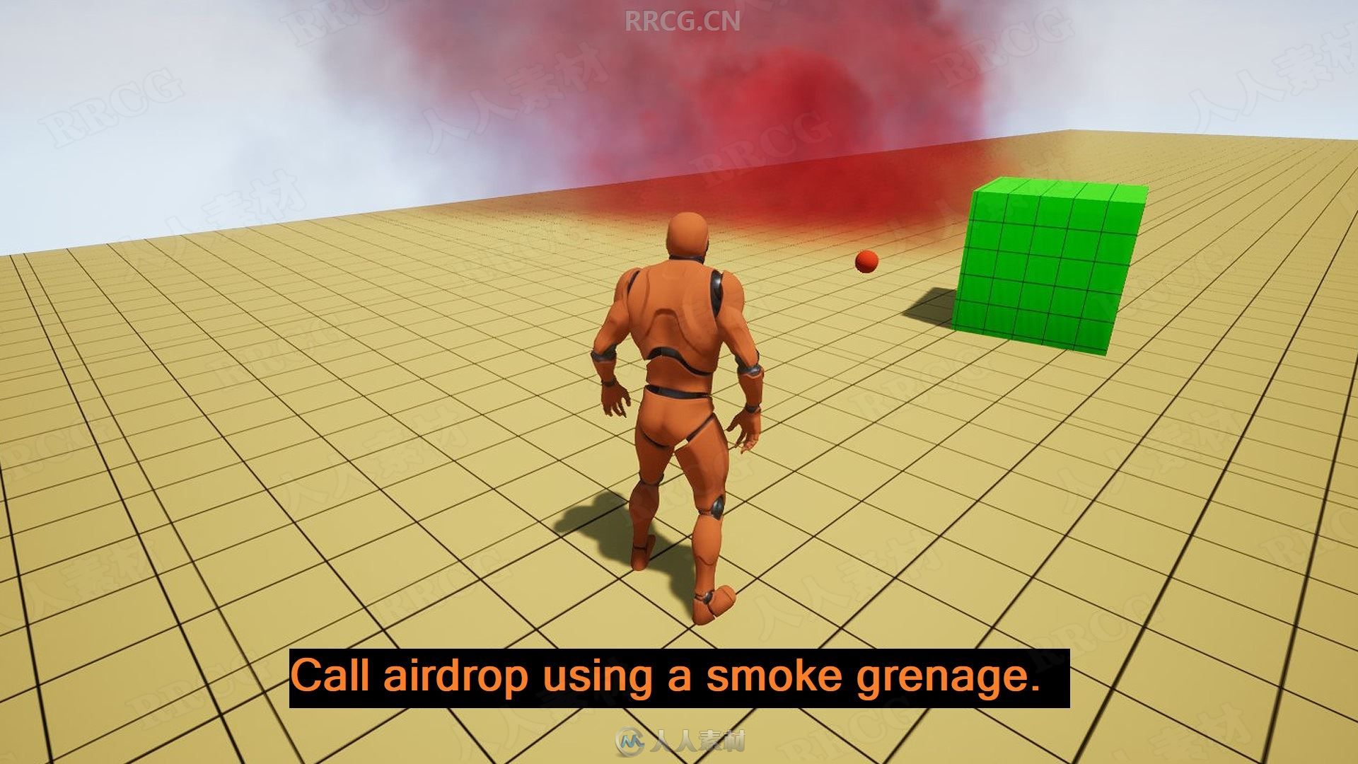 配置创建空投烟雾模型UE4游戏素材资源