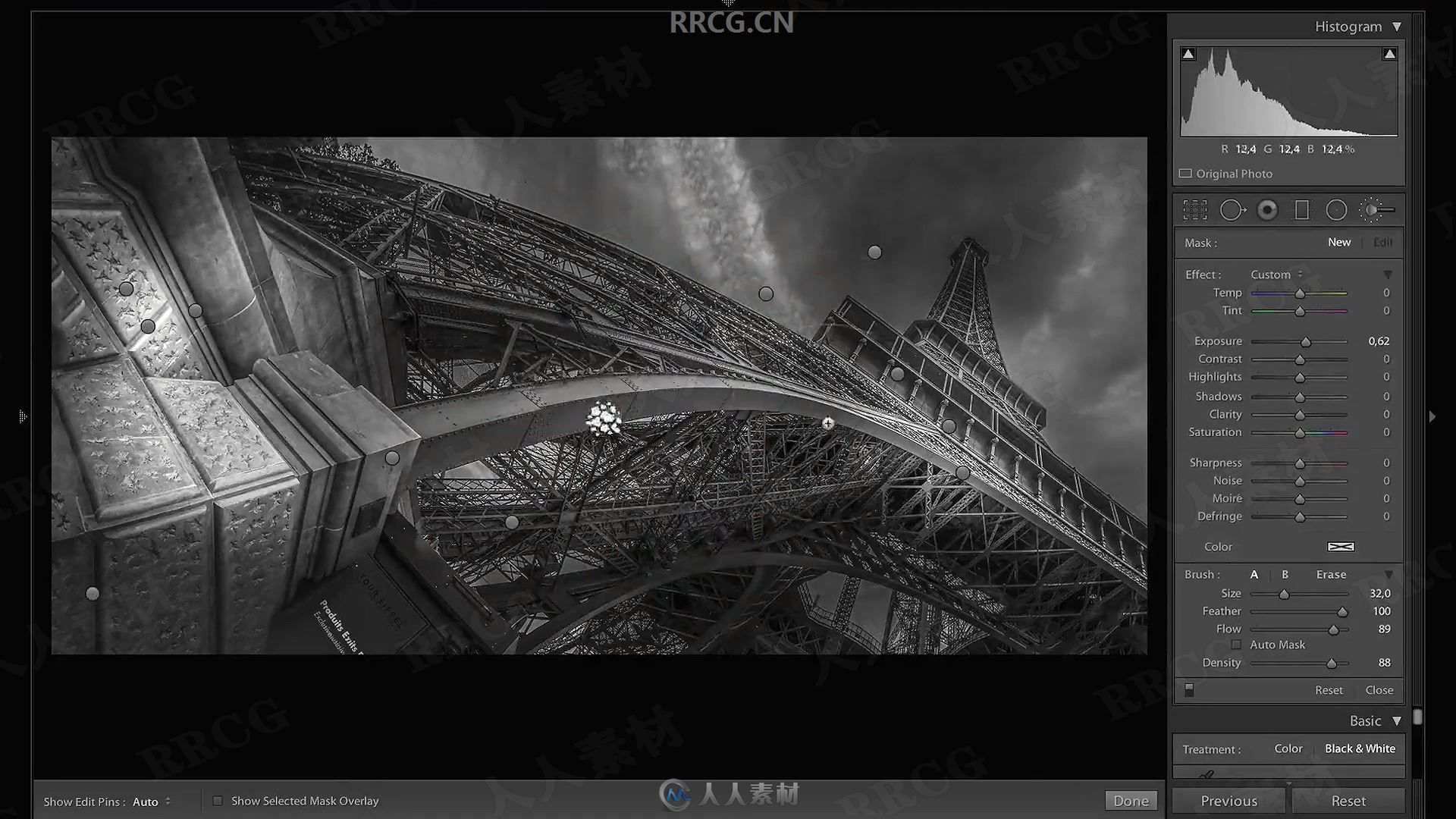 Serge Ramelli风景与肖像摄影黑白照片处理视频教程