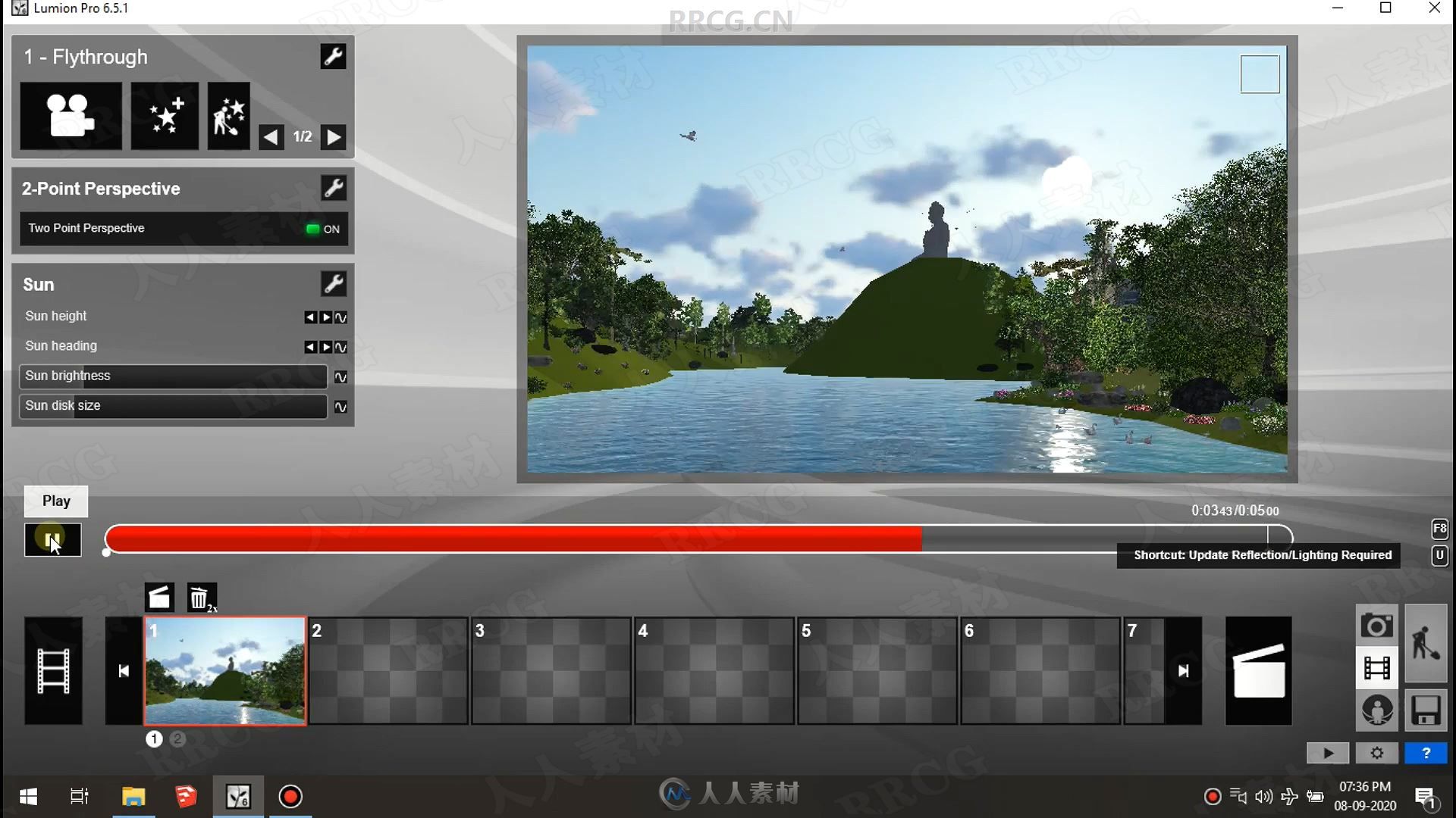 LUMION自然景观设计和渲染技术训练视频教程