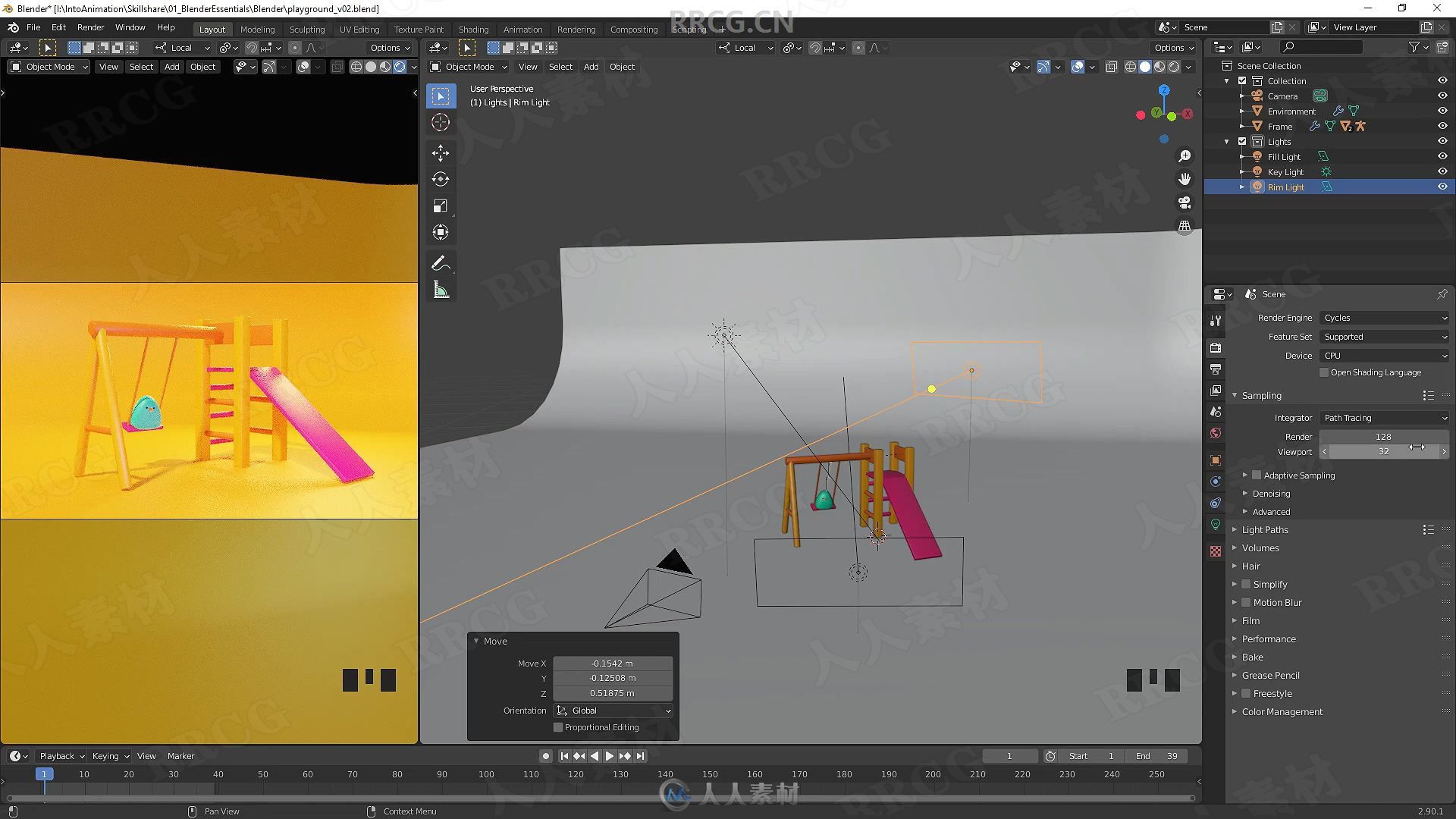 Blender创建3D角色动画视频教程