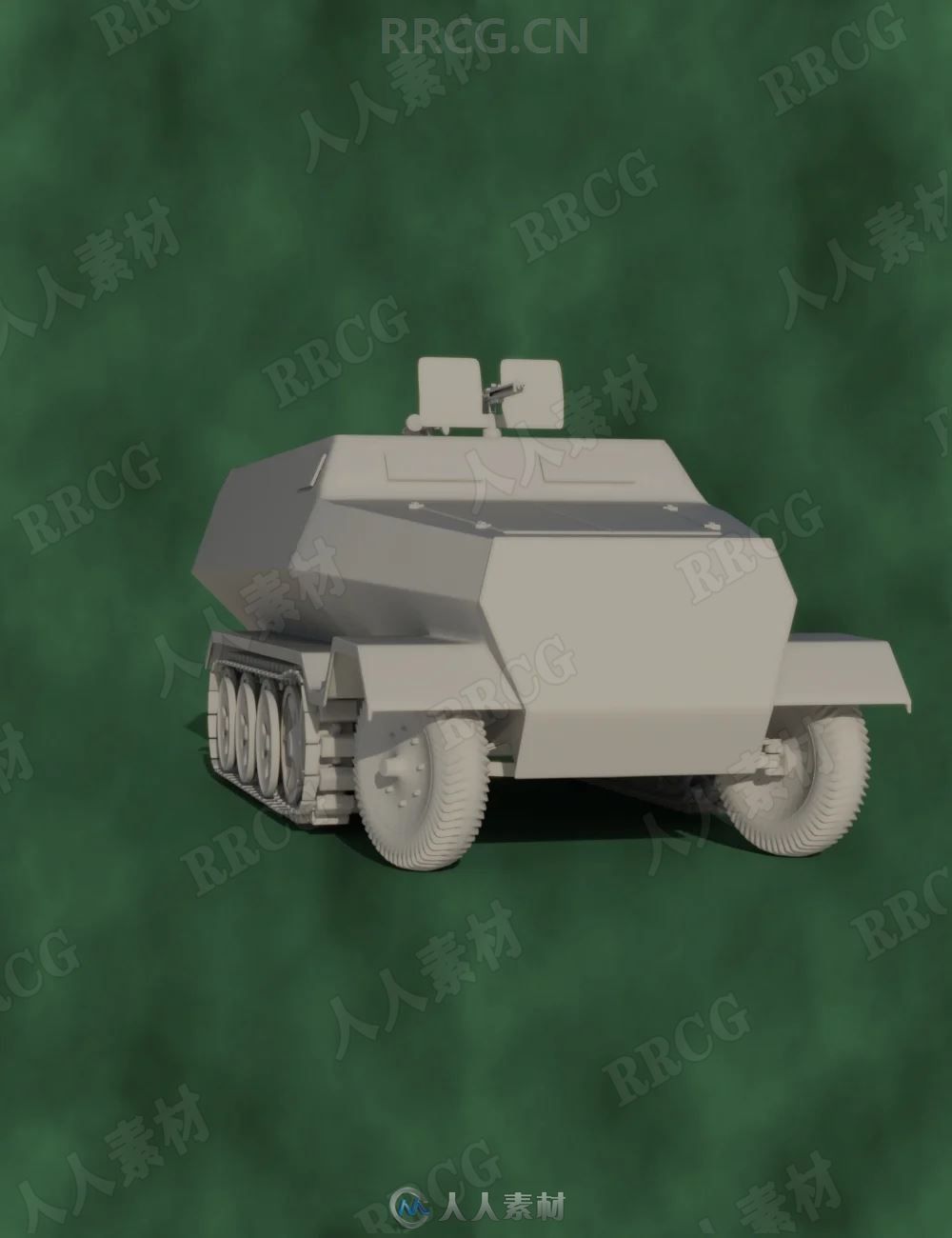 轻型装甲坦克运输工具3D模型合集