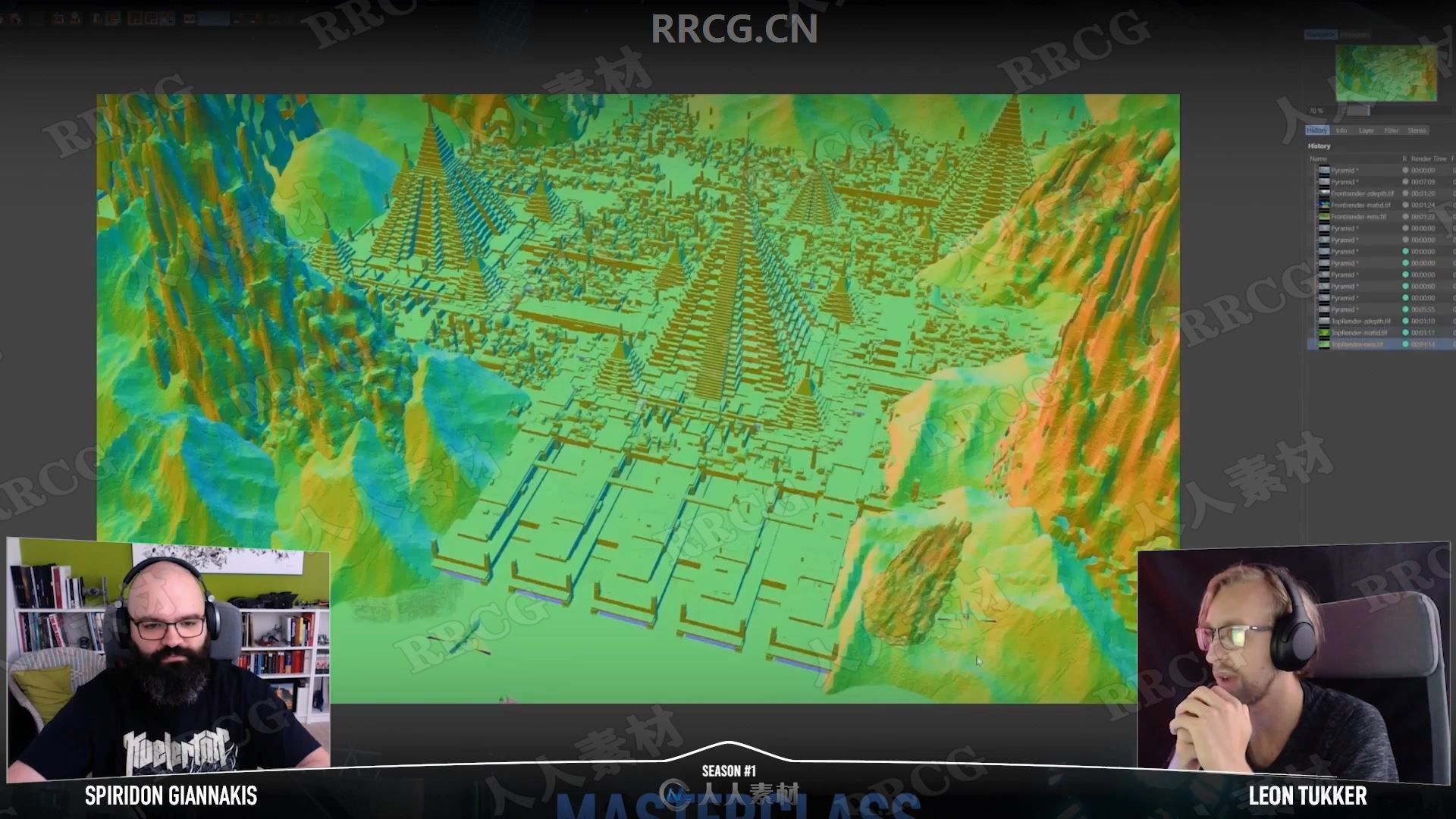 玛雅文明艺术探索环境场景概念设计数字绘画视频教程