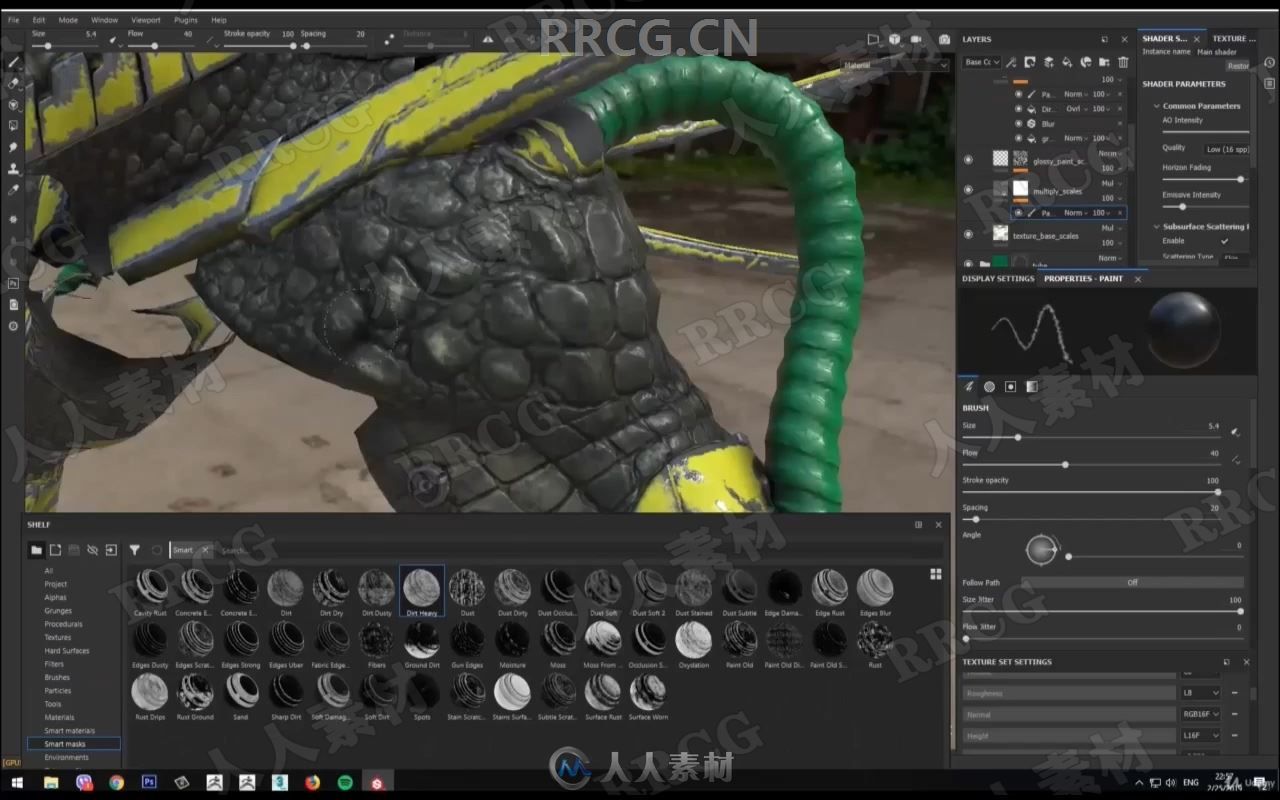 ZBrush机甲蜥蜴数字雕刻制作全流程视频教程