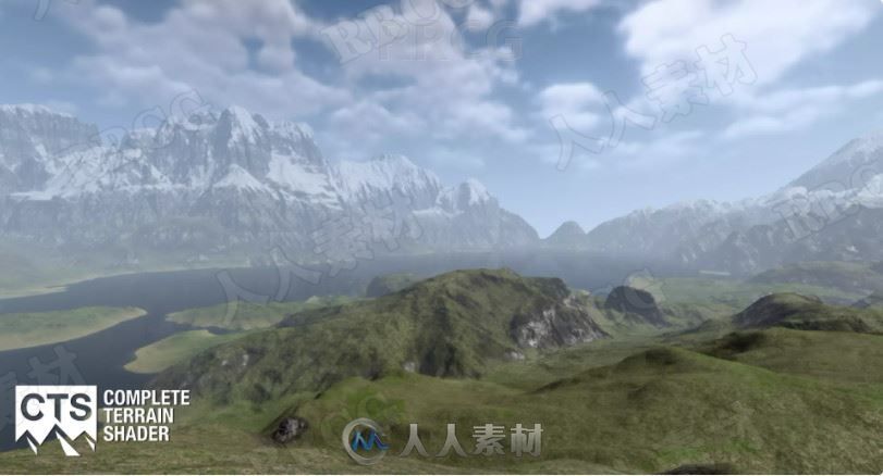 地理光影系统山峰场景地形工具Unity游戏素材资源