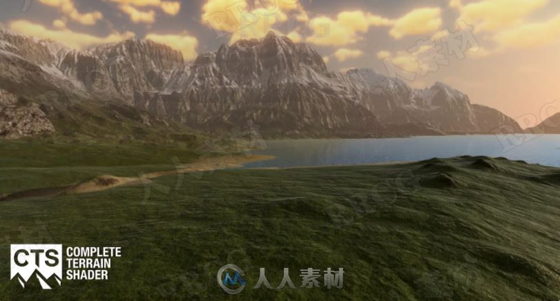 地理光影系统山峰场景地形工具Unity游戏素材资源