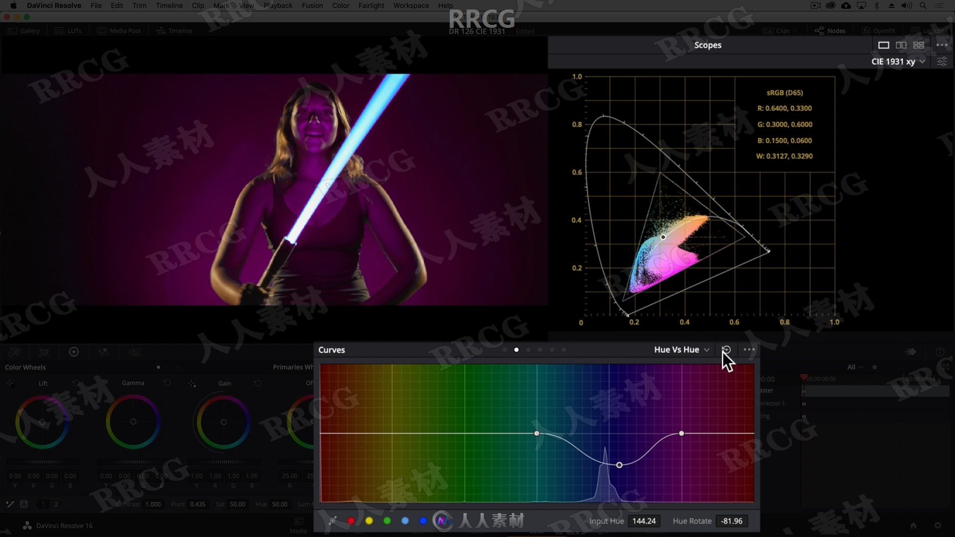 DaVinci Resolve颜色分级调色理论大师级视频教程