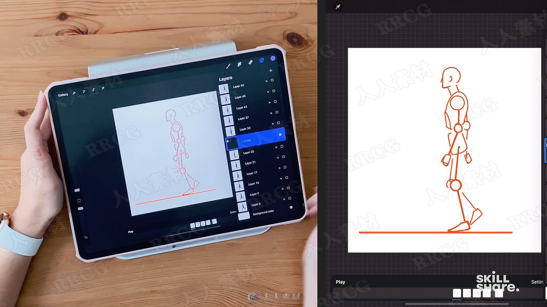 iPad pro中使用Procreate进行动画插图制作视频教程