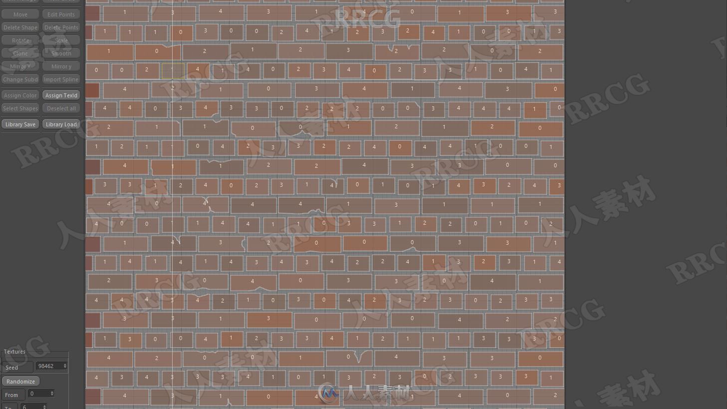 Q-TILE-PRO砖墙地面高分辨率无缝材质C4D插件V1.5版